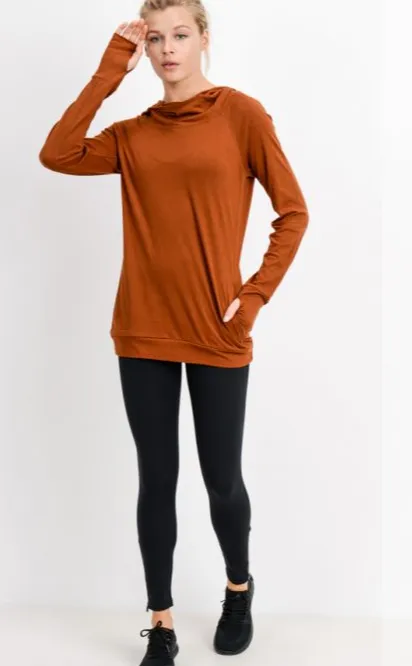 467 Acorn -  PIPED ANKLE ZIP LEGGING