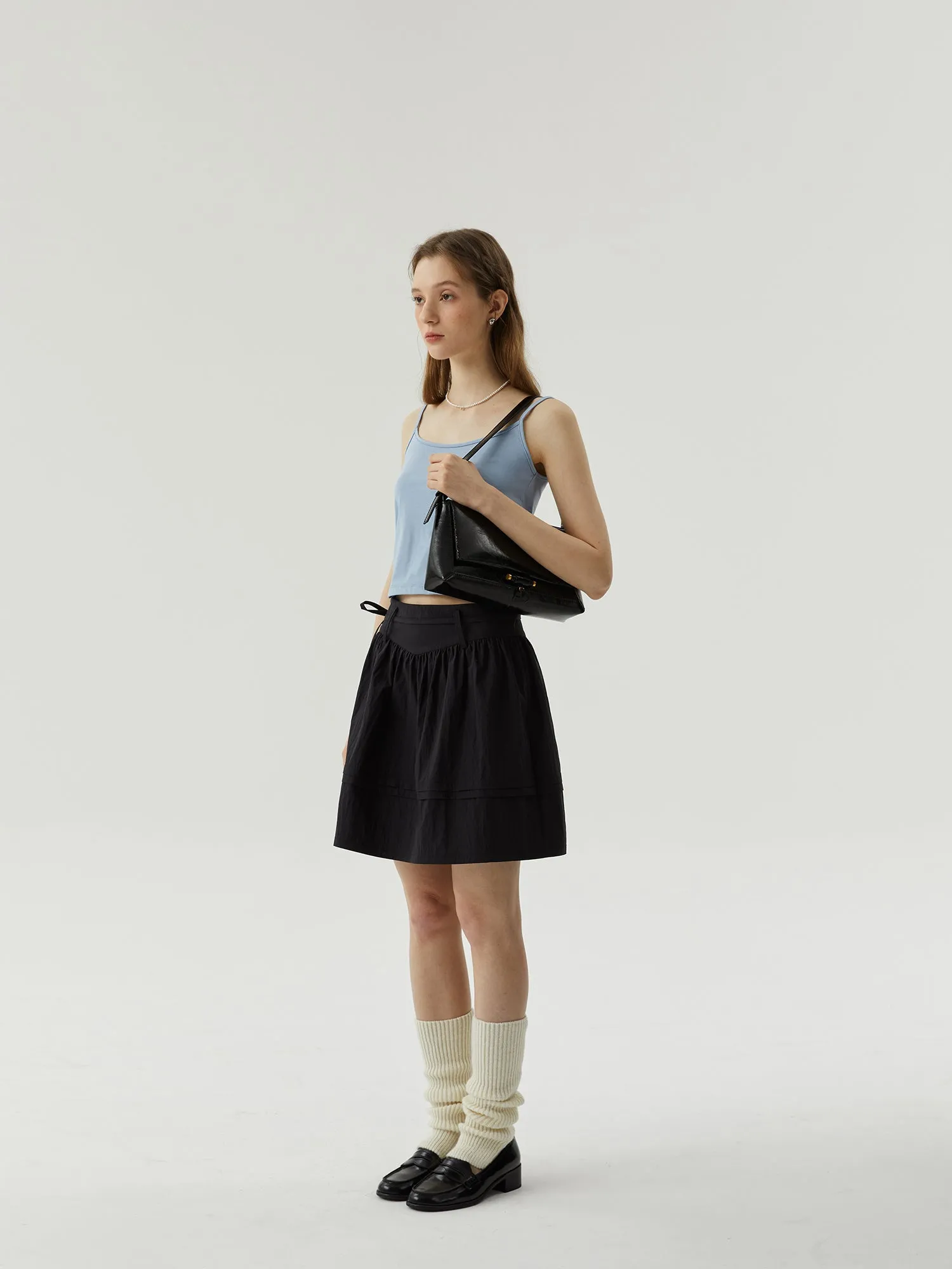 A-Line High Waist Skirt
