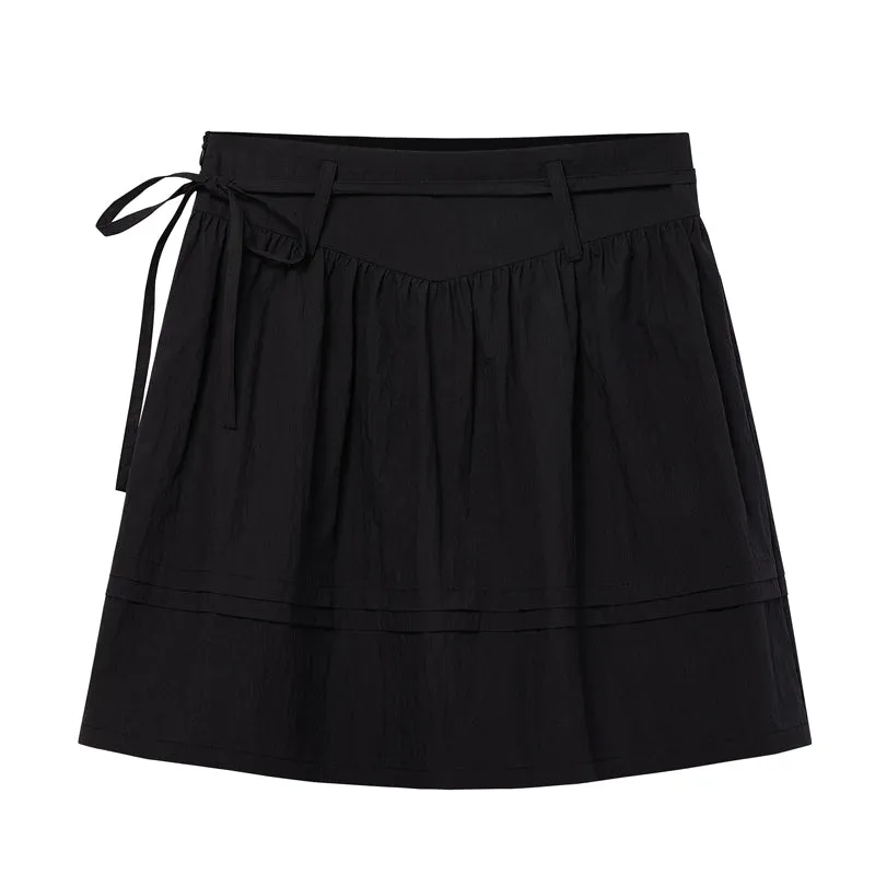 A-Line High Waist Skirt