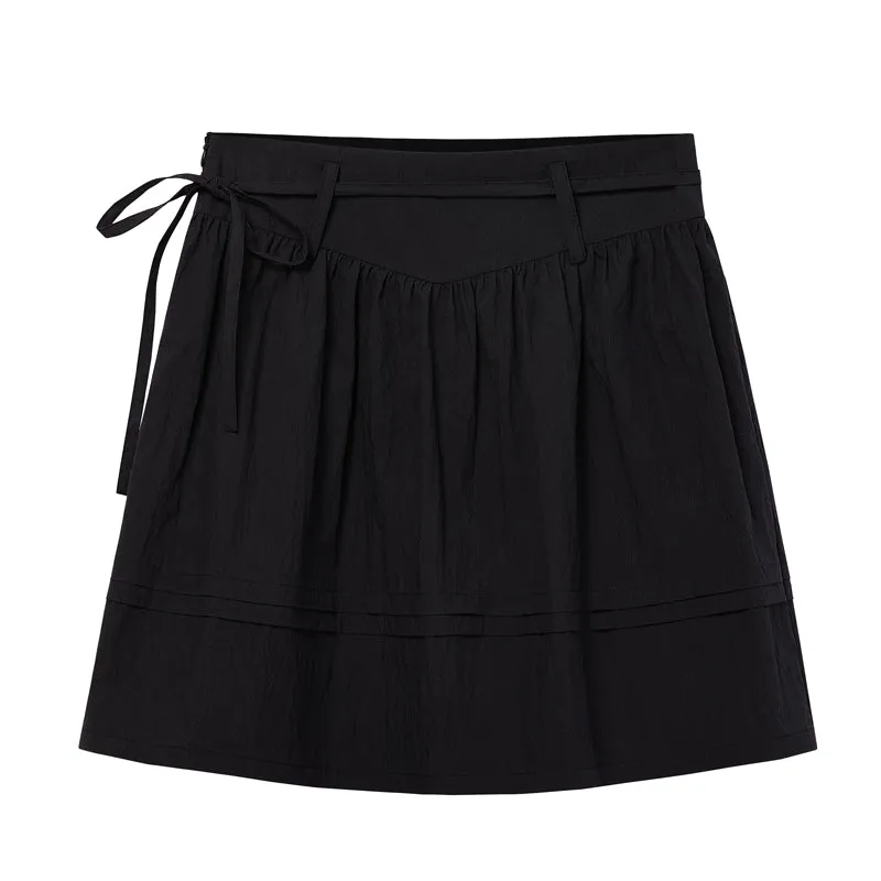 A-Line High Waist Skirt