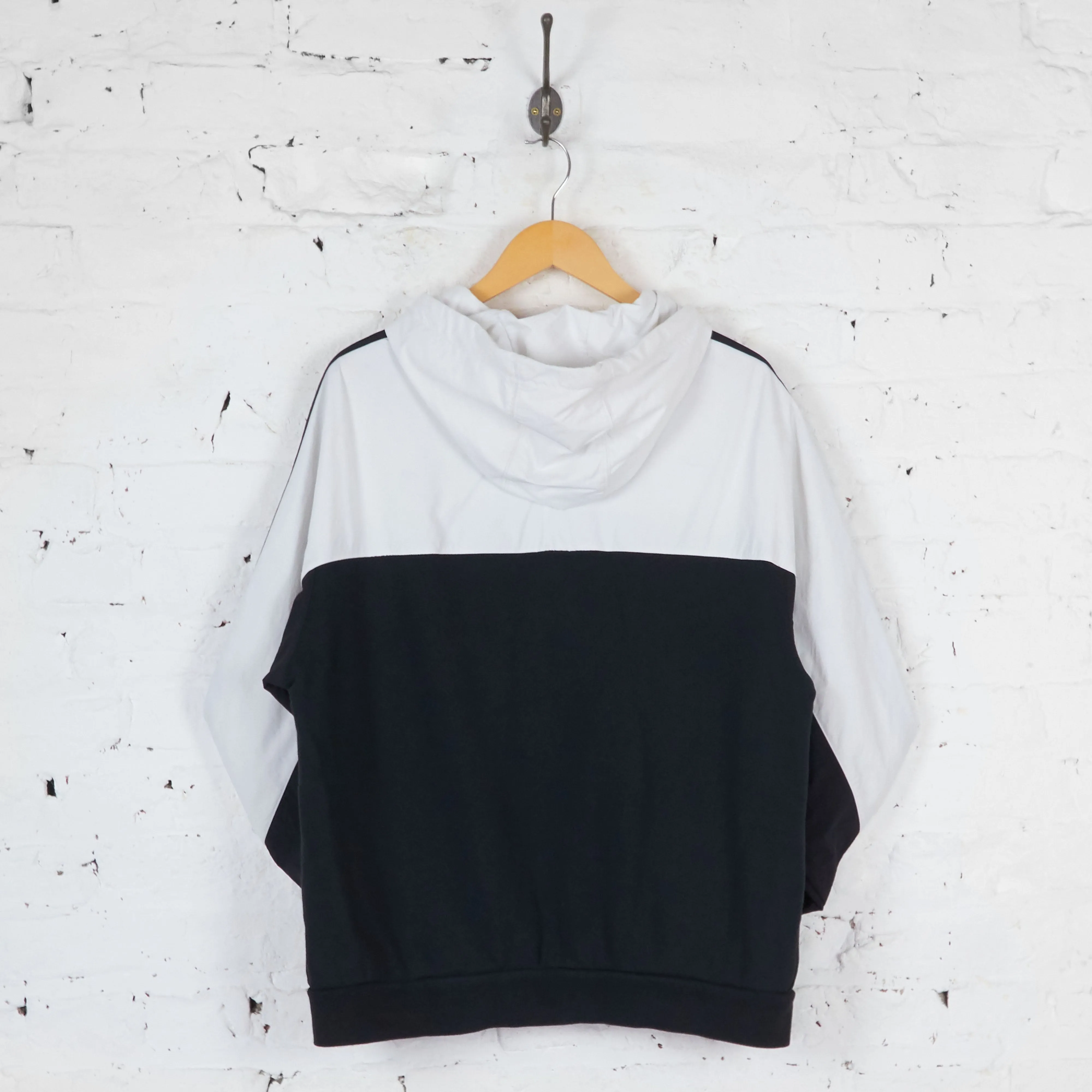 Adidas 1/4 Zip Hoodie - Black - L