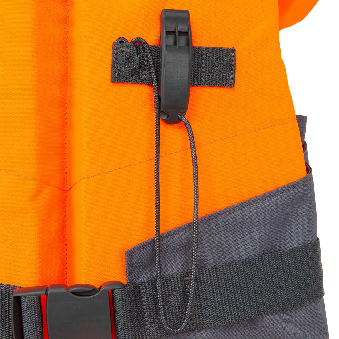 ADULT FOAM LIFE JACKET LJ100N EASY - ORANGE/GREY