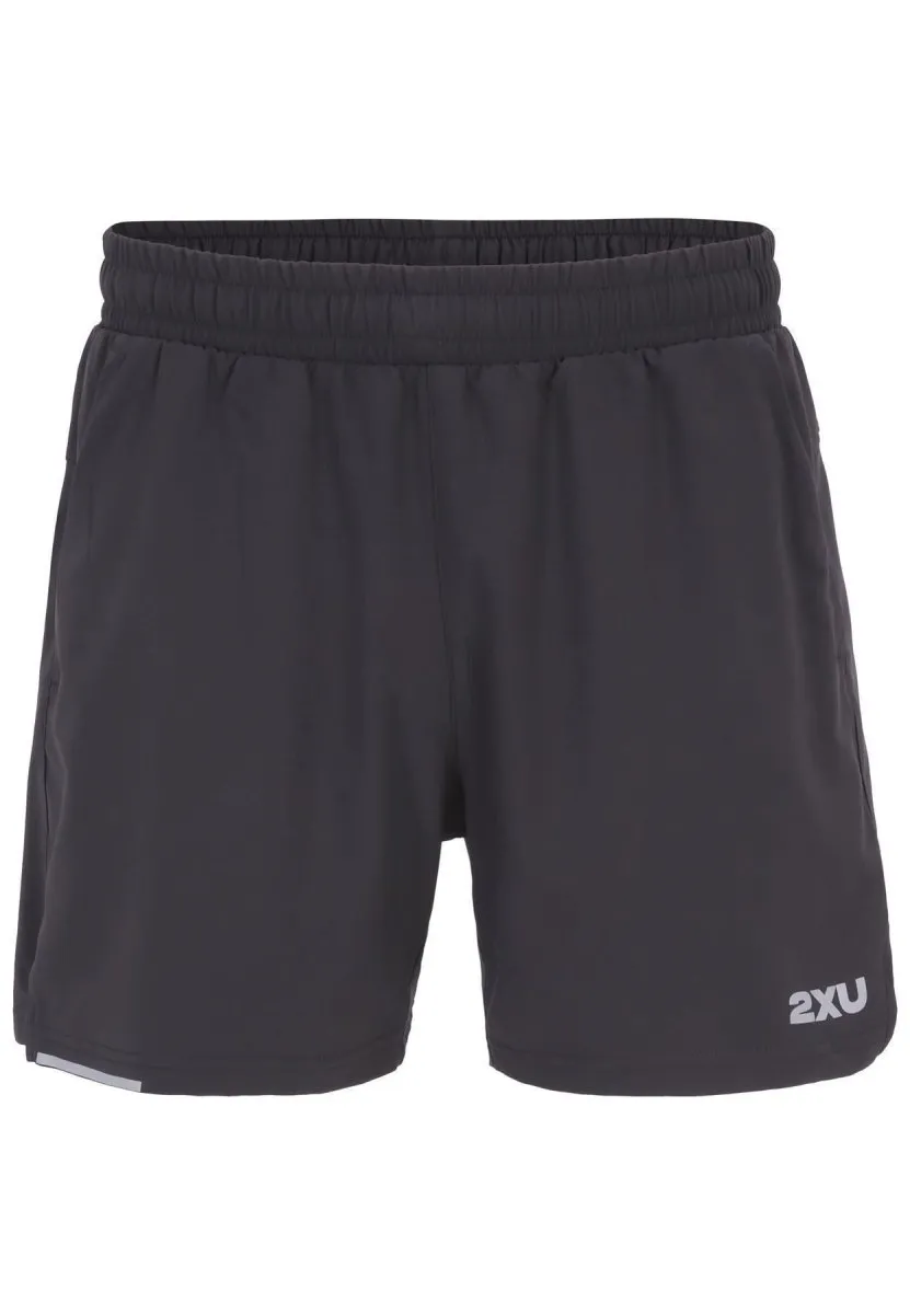Aero 5 Inch Laufshorts Herren - black/silver reflective