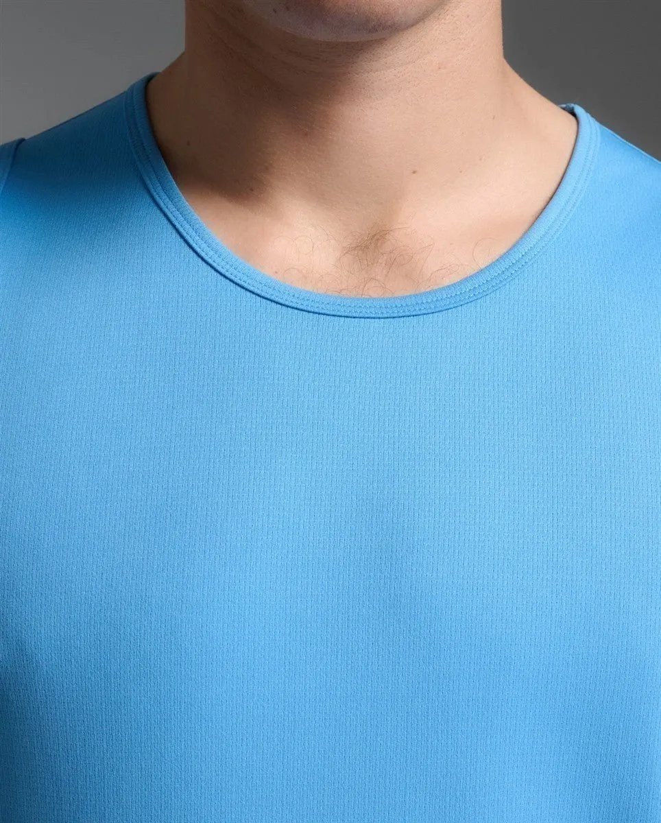 Aero Tank Tanktop Herren - azure/black reflective