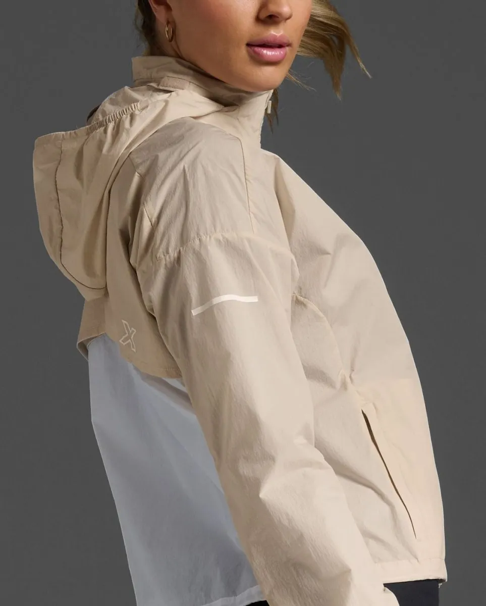 Aero Windbreaker Windjacke Damen - moon/white reflective