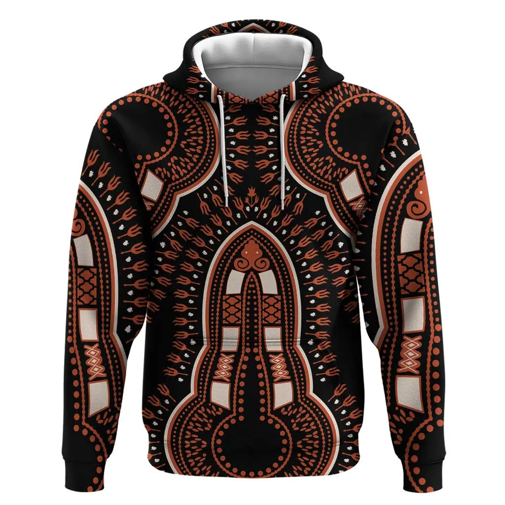 African Dashiki Zip Hoodie Afro Vintage Pattern LT01