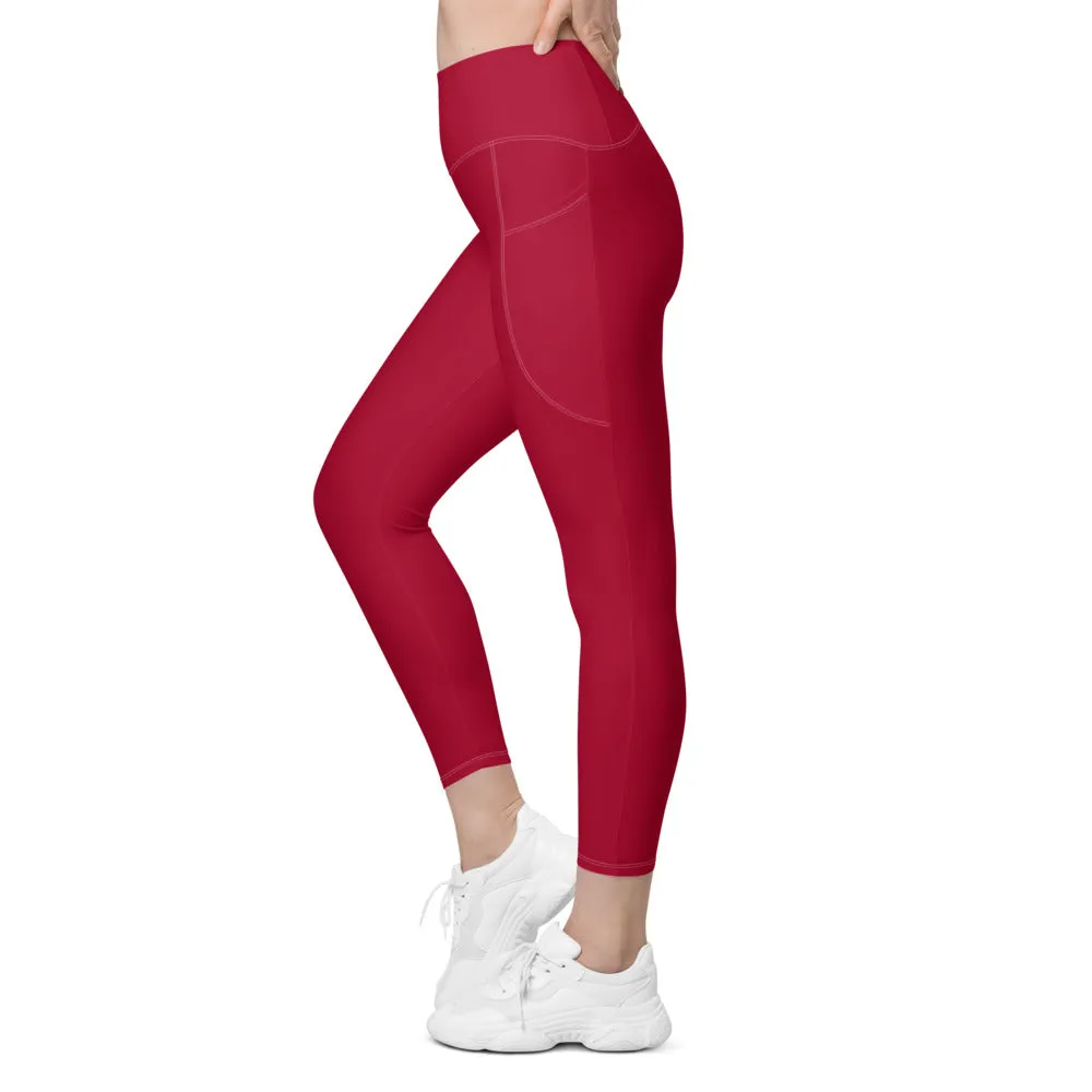 All-Over Print Recycled Leggings with Pockets