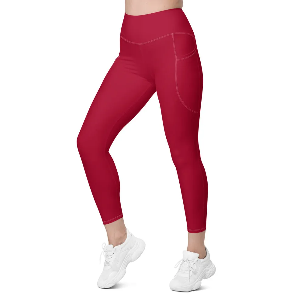 All-Over Print Recycled Leggings with Pockets
