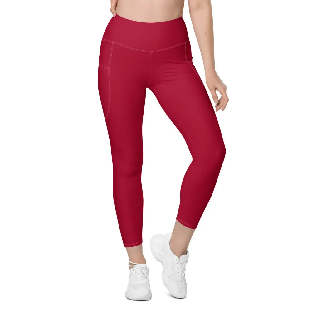 All-Over Print Recycled Leggings with Pockets
