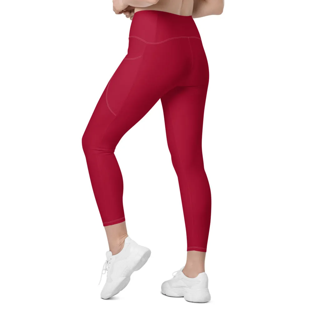 All-Over Print Recycled Leggings with Pockets