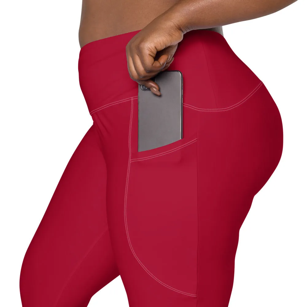 All-Over Print Recycled Leggings with Pockets