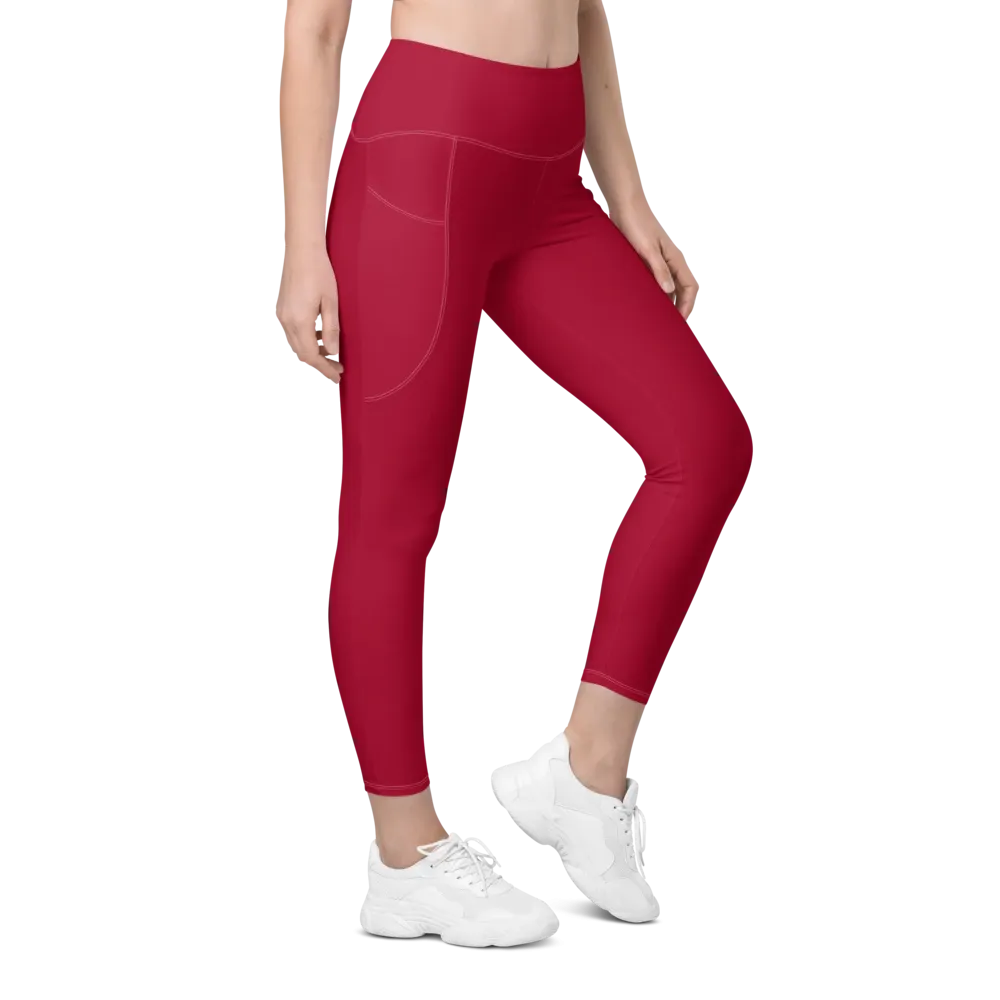 All-Over Print Recycled Leggings with Pockets