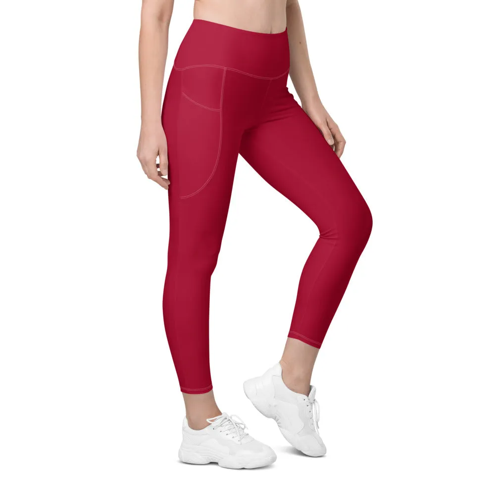 All-Over Print Recycled Leggings with Pockets