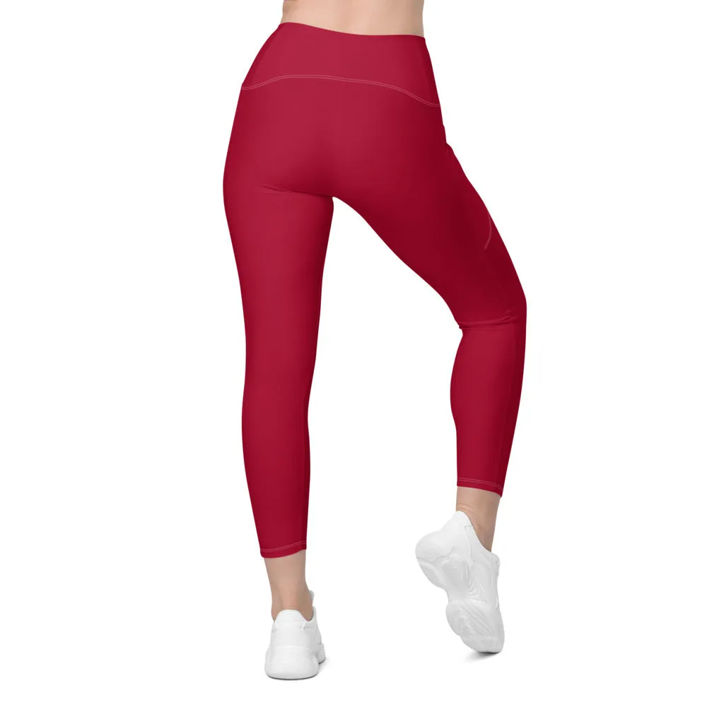All-Over Print Recycled Leggings with Pockets