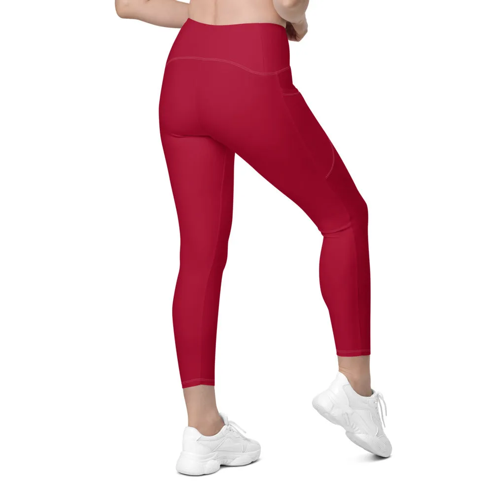 All-Over Print Recycled Leggings with Pockets