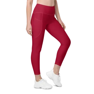 All-Over Print Recycled Leggings with Pockets