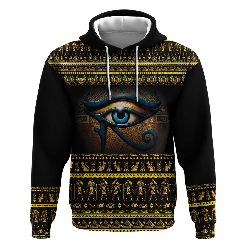 Ancient Egypt Eye Of Ra Zip Hoodie Sun To The Egyptians LT14