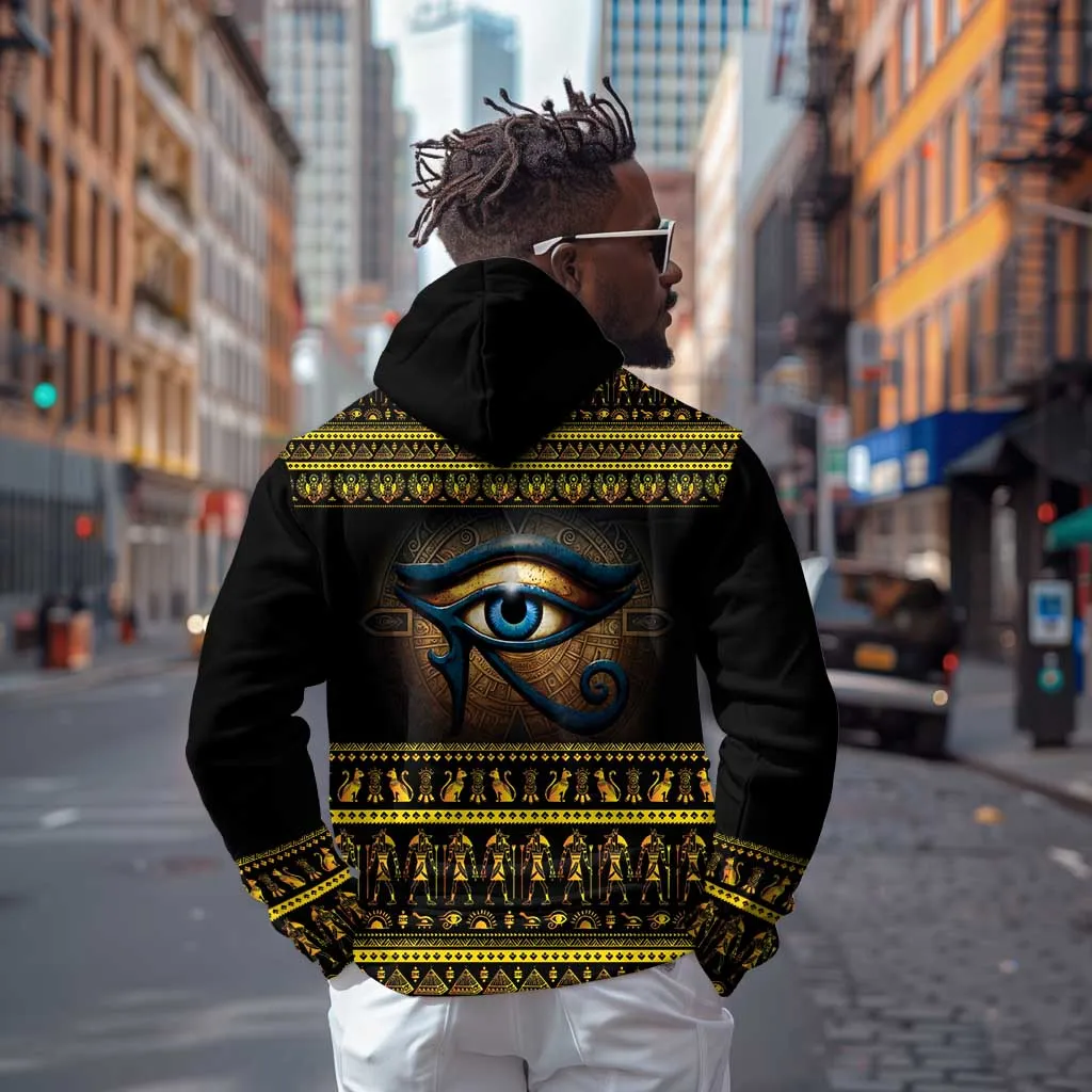 Ancient Egypt Eye Of Ra Zip Hoodie Sun To The Egyptians LT14