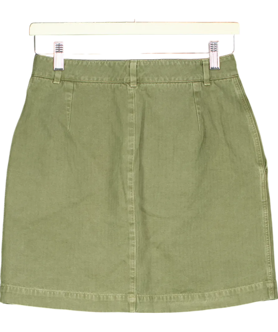 Anine Bing Green Aliza Skirt UK S