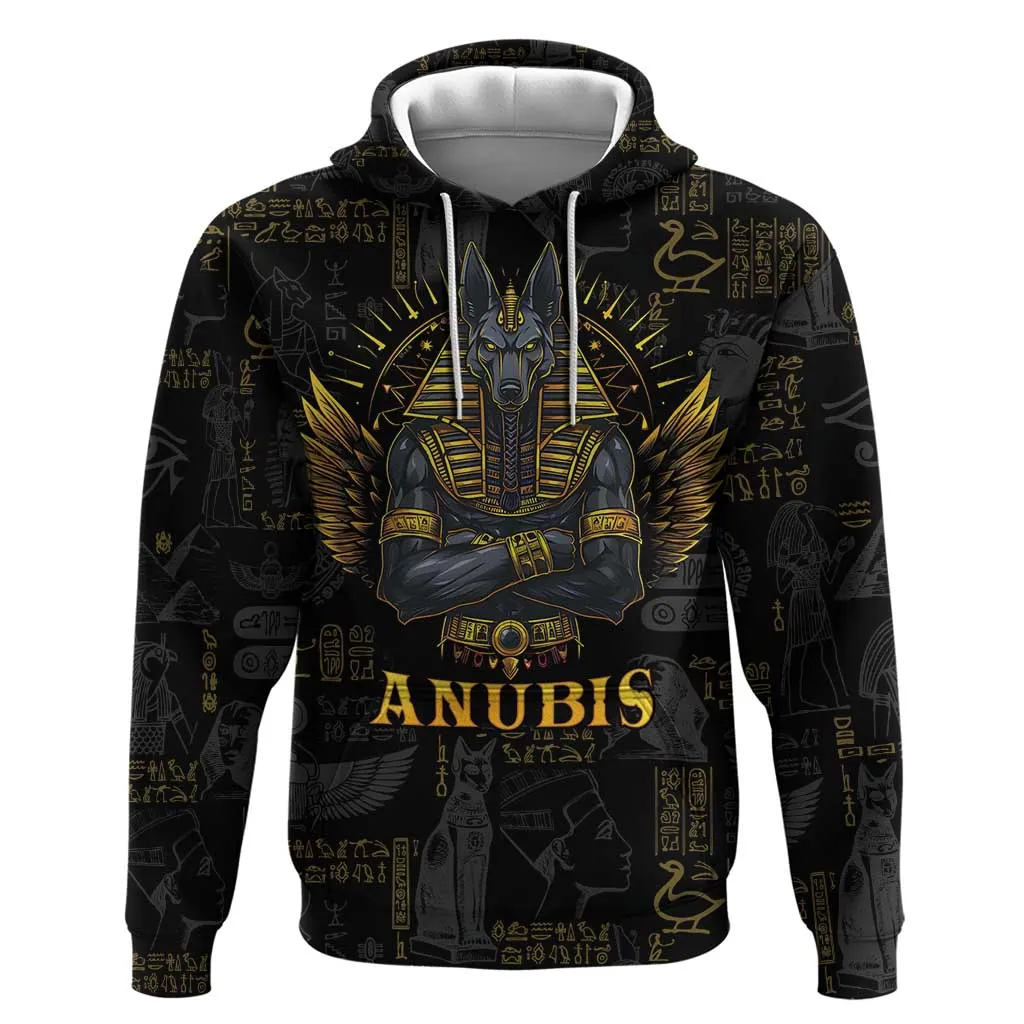 Anubis Egyptian God of Death Zip Hoodie LT9