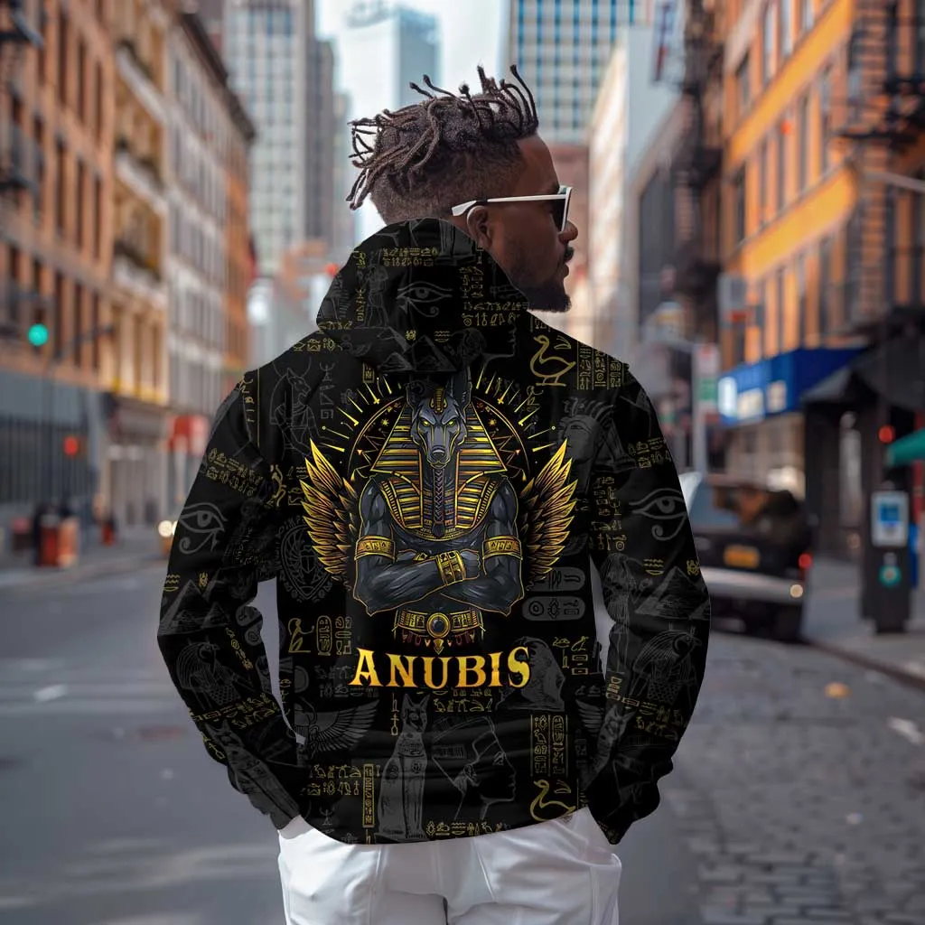Anubis Egyptian God of Death Zip Hoodie LT9