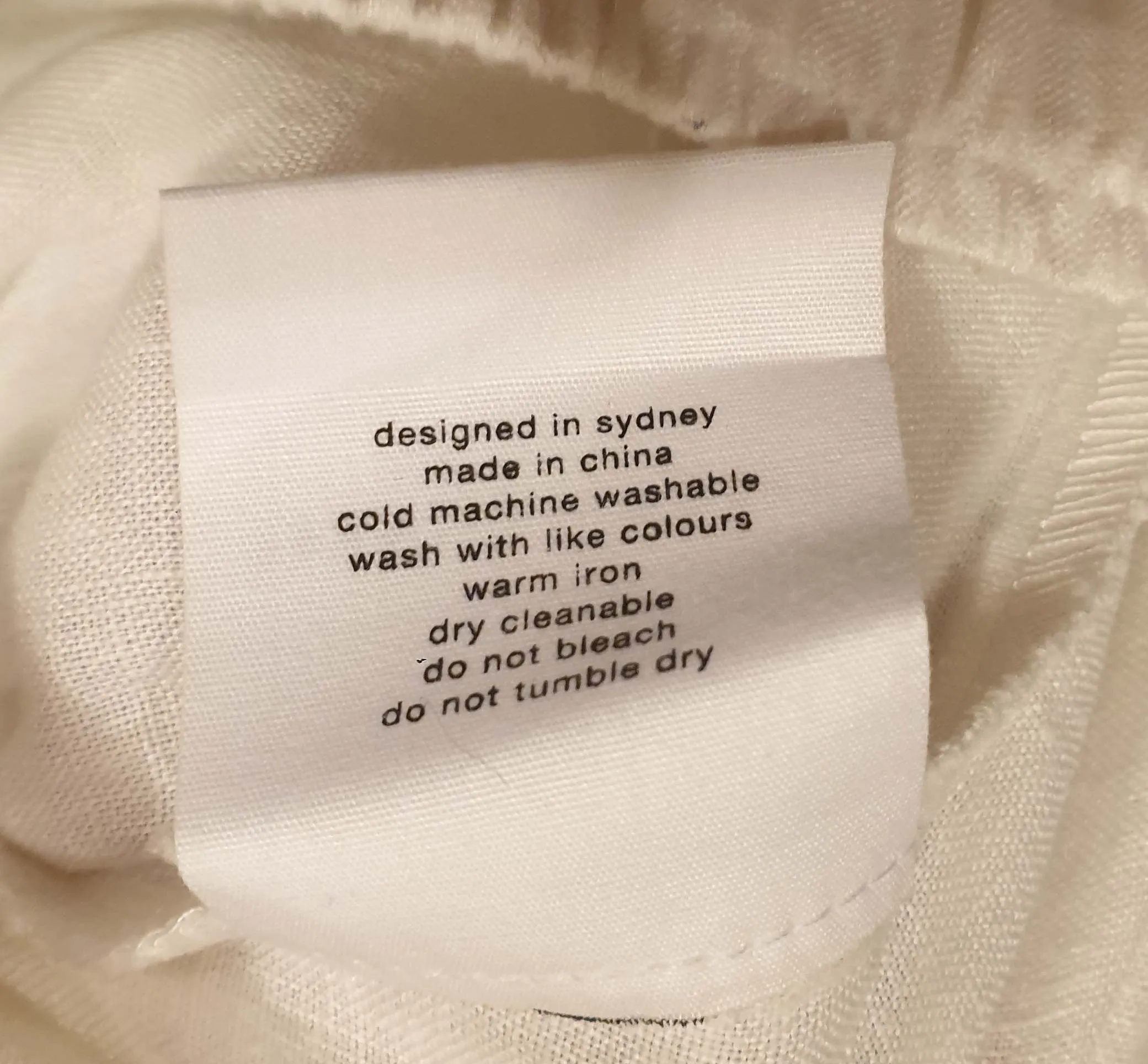 Assembly Label white linen maxi skirt size 14