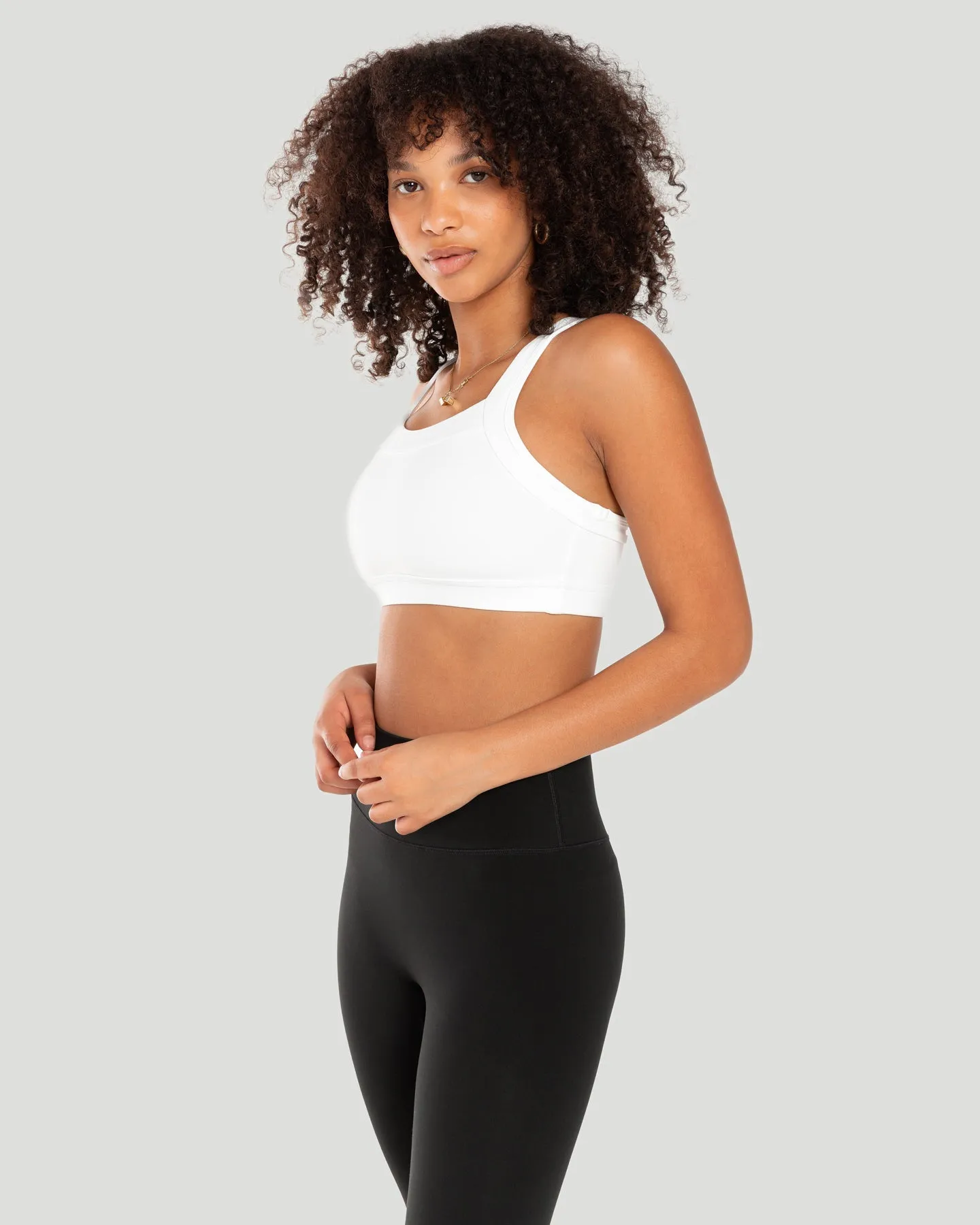AuraLuxe Bra - White