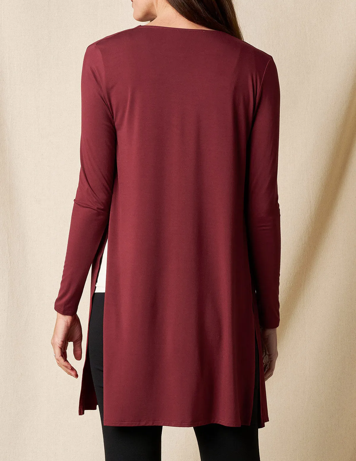 Bamboo Yoga Wrap - Cabernet