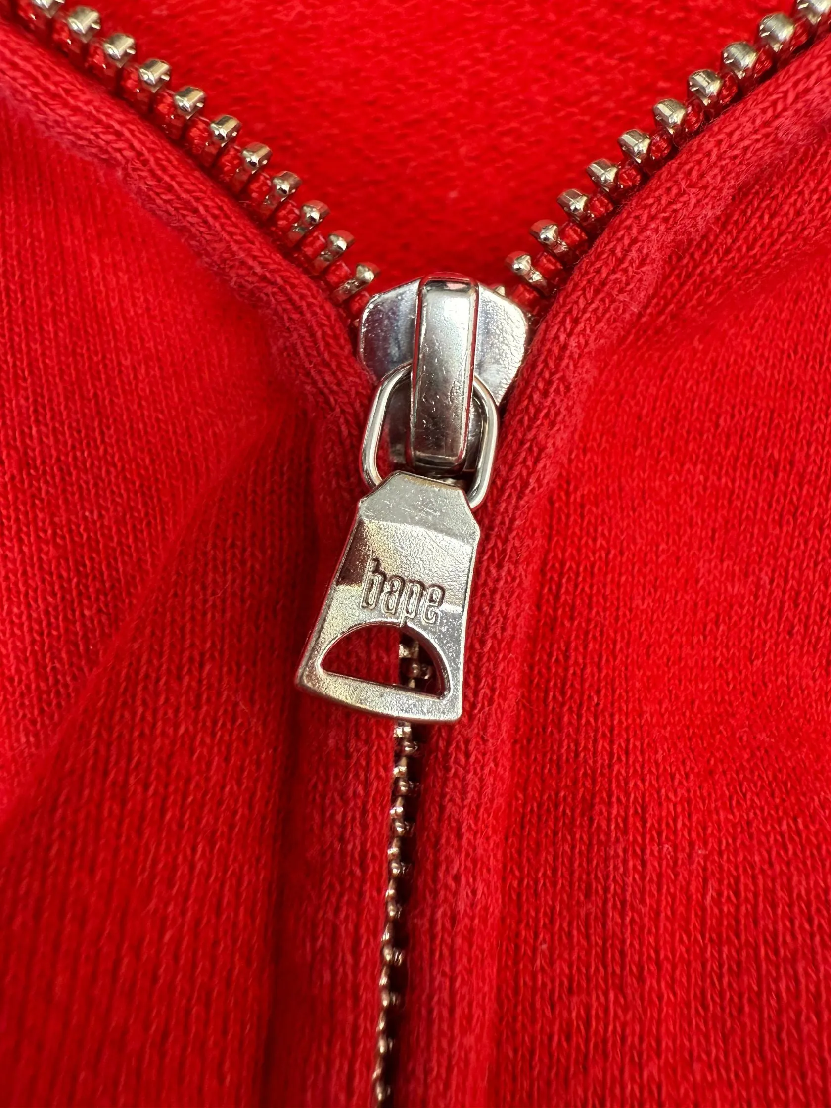 BAPE Shark Full Zip Hoodie - Red