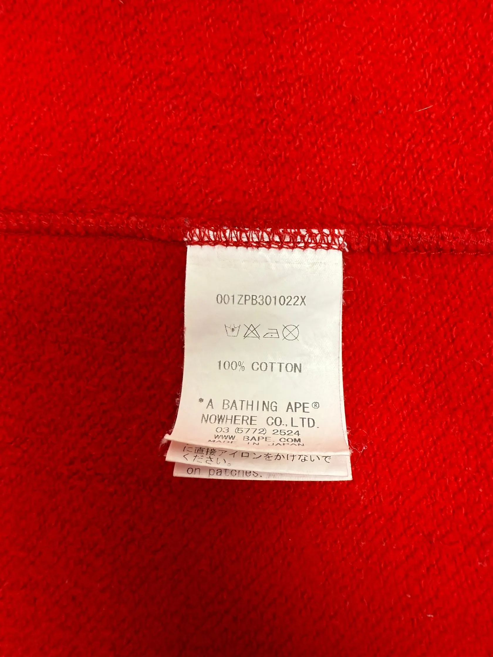 BAPE Shark Full Zip Hoodie - Red