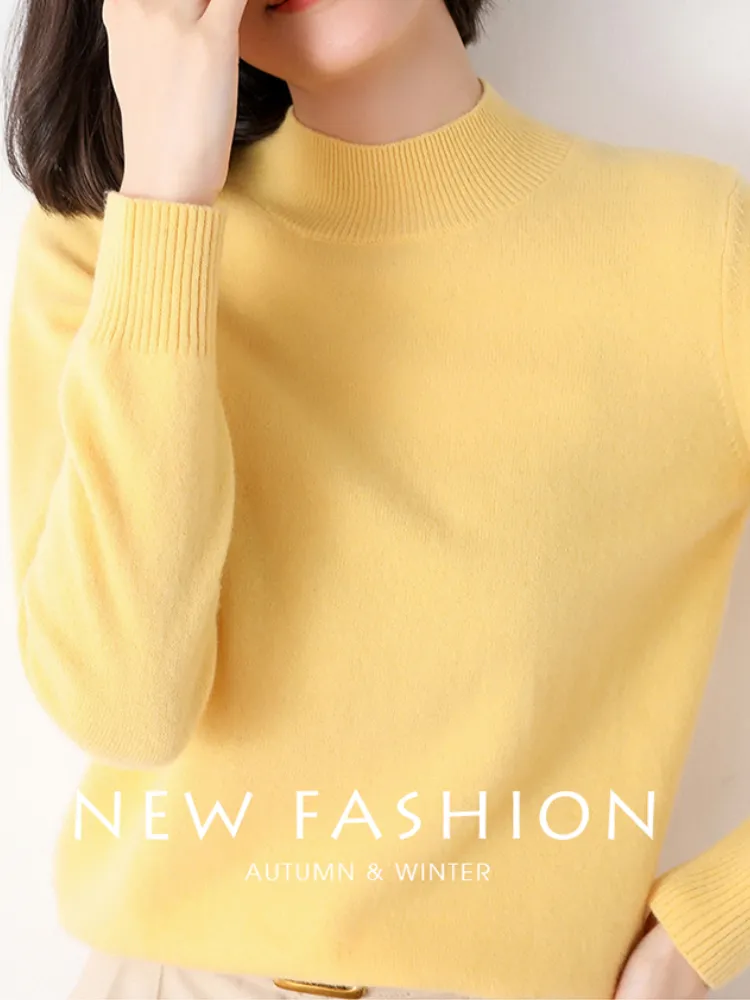 Belle - Lightweight Turtleneck Sweater for Women