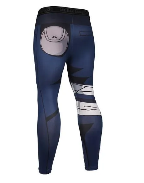 BJJ Rash Guard Men's Naruto 'Kakashi' Leggings Compression Spats