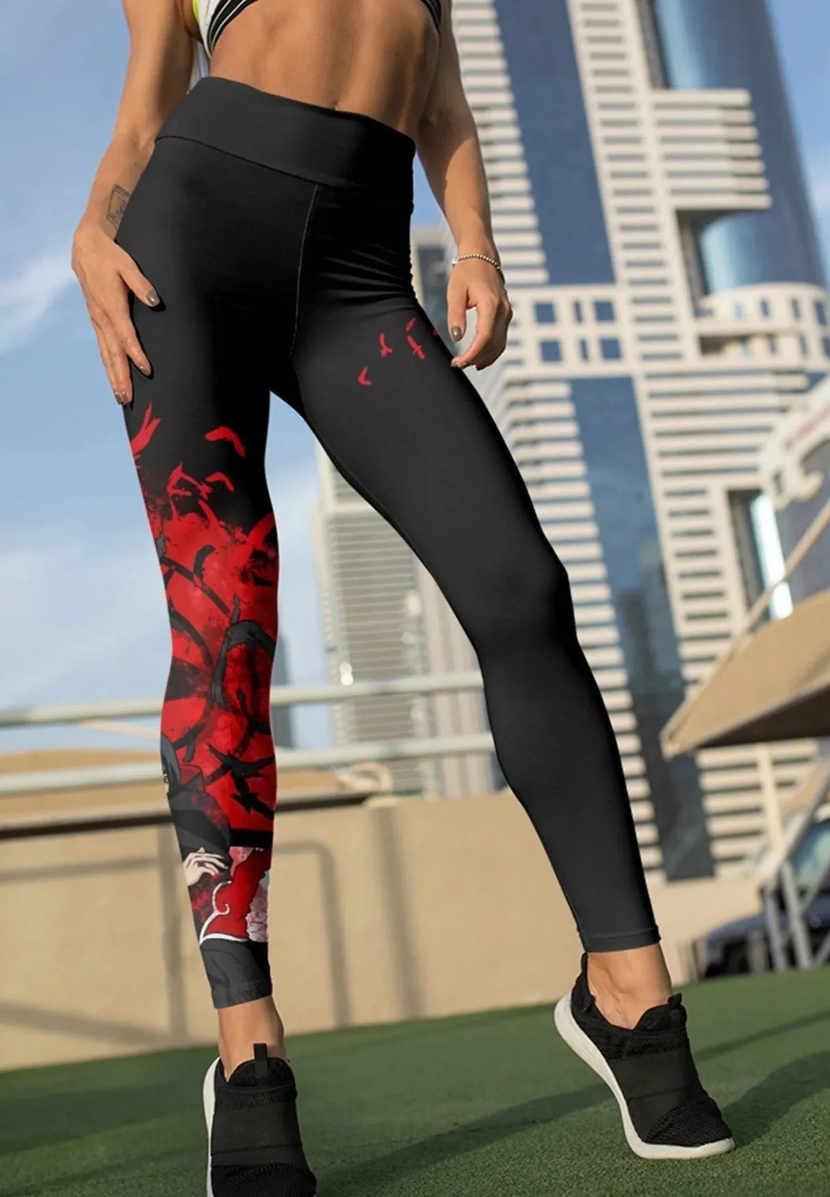 BJJ Rash Guard Women's Naruto 'Akatsuki | Kunai' Leggings Yoga Pants
