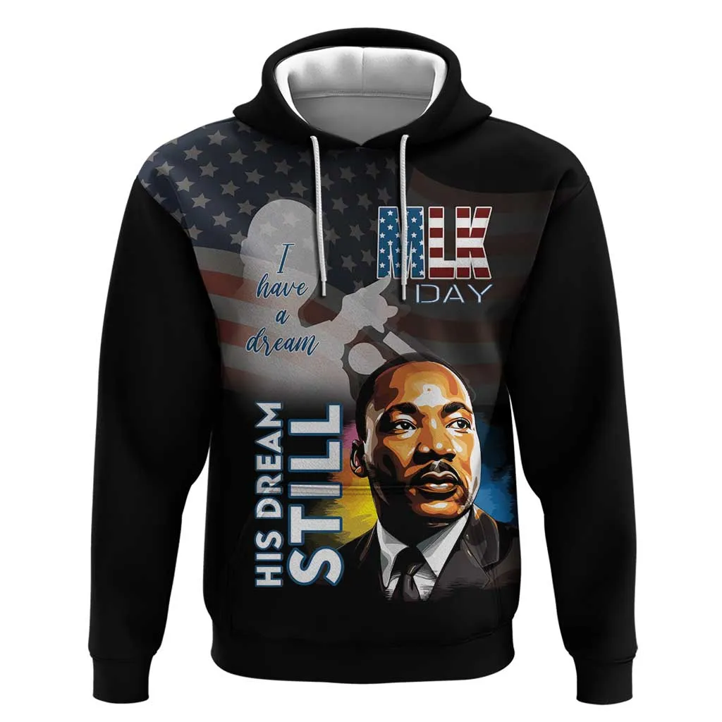 Black Americans Happy MLK Day Zip Hoodie I Have A Dream LT15