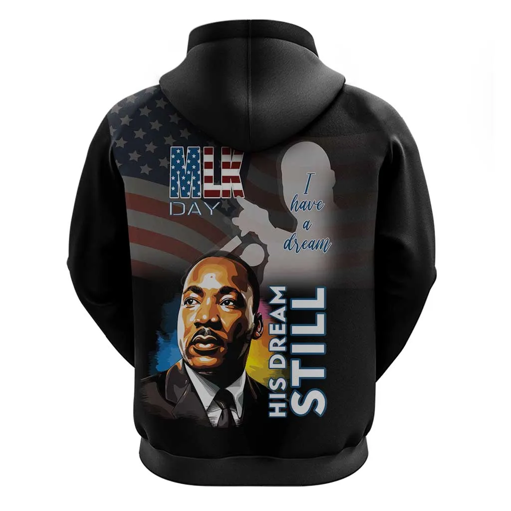 Black Americans Happy MLK Day Zip Hoodie I Have A Dream LT15