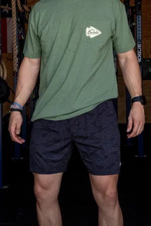 Black Camo Athletic Shorts