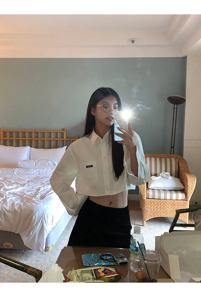 black high waist skirt