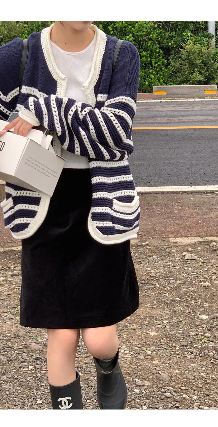 black high waist skirt