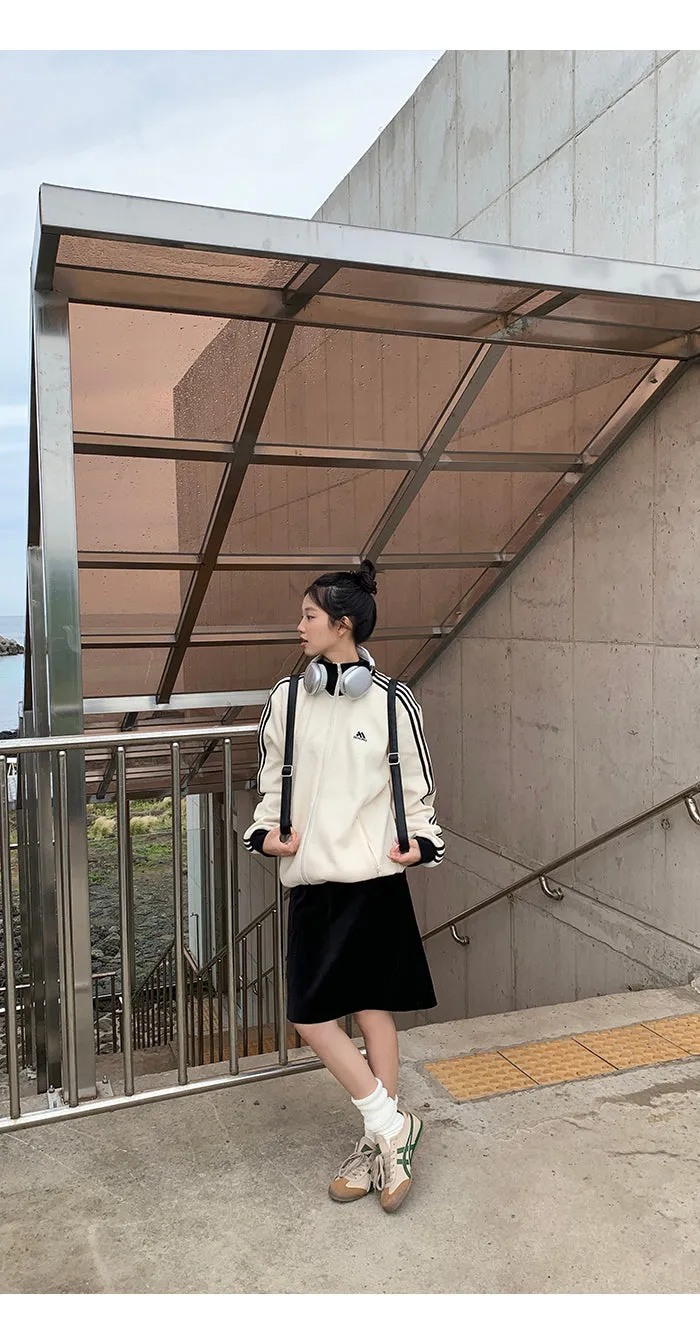 black high waist skirt