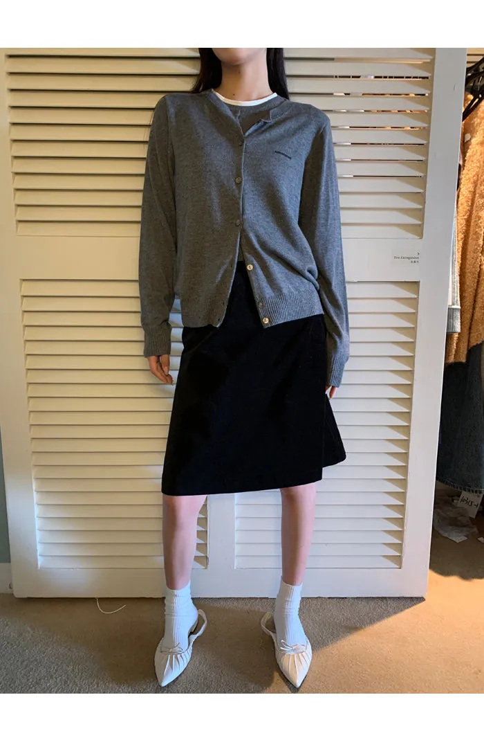 black high waist skirt