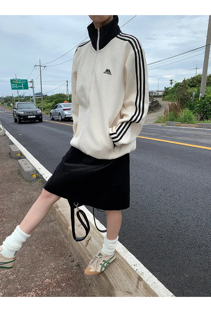 black high waist skirt