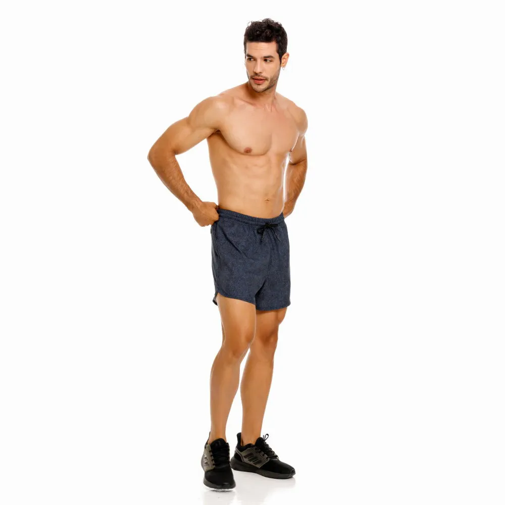 BLUE TECHNICAL SPORTS SHORTS