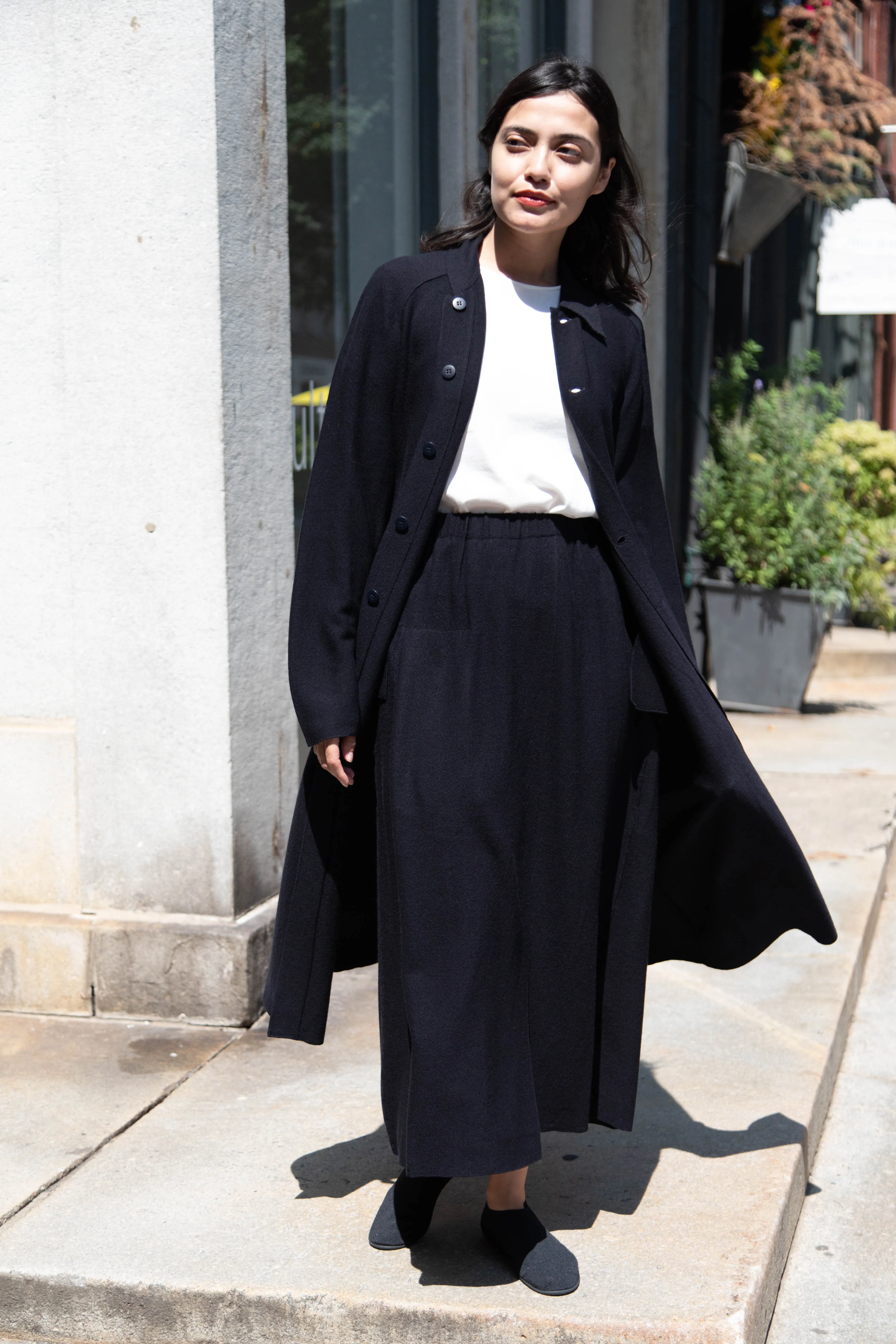 Boboutic | Lightweight Travel Skirt in Navy