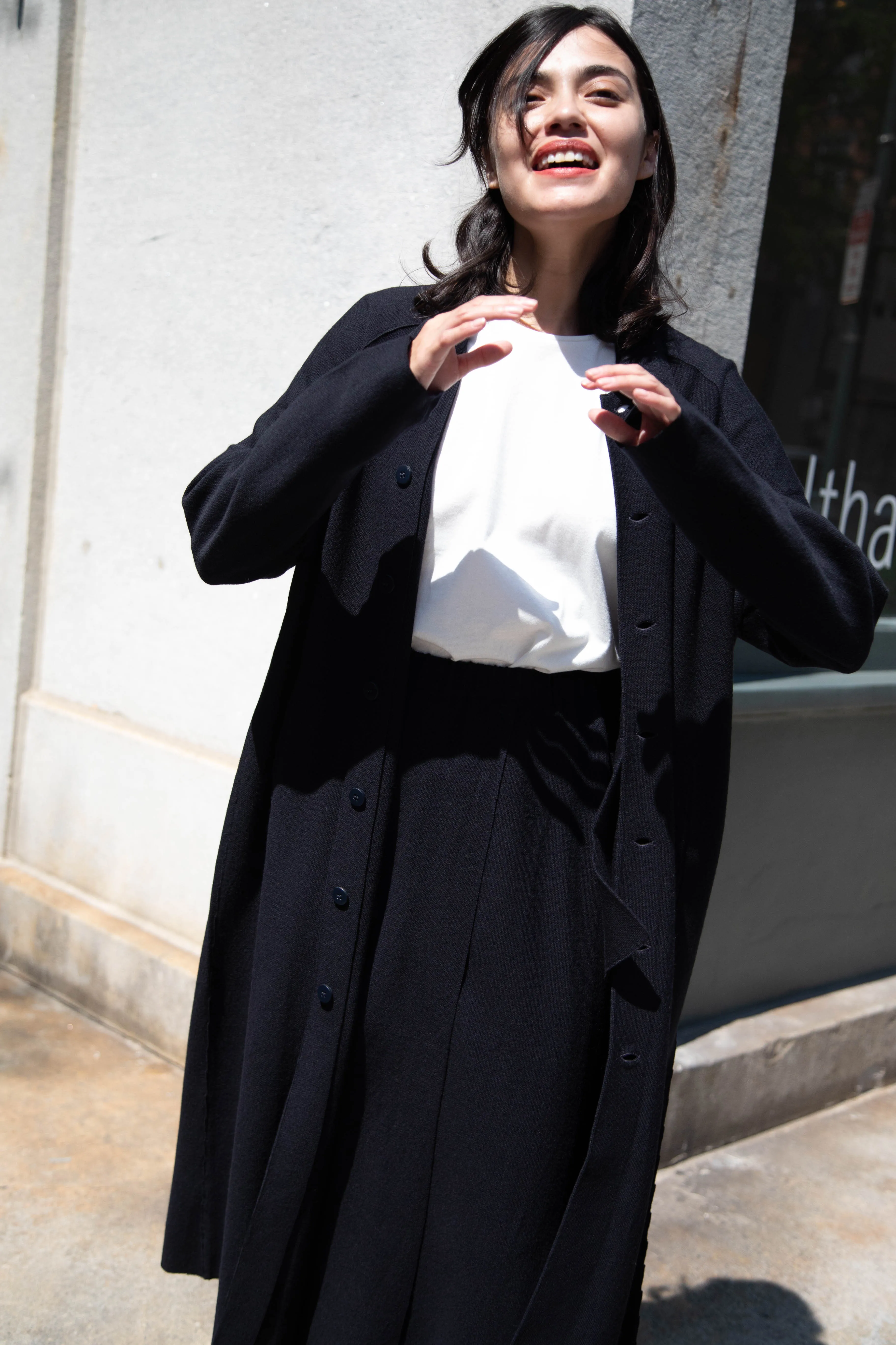 Boboutic | Lightweight Travel Skirt in Navy