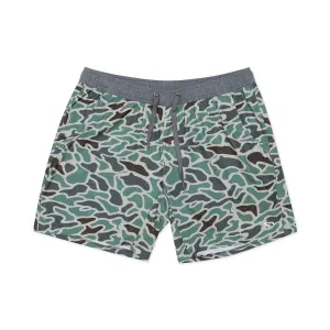 Burlebo 7" Athletic Shorts in Retro Duck Camo