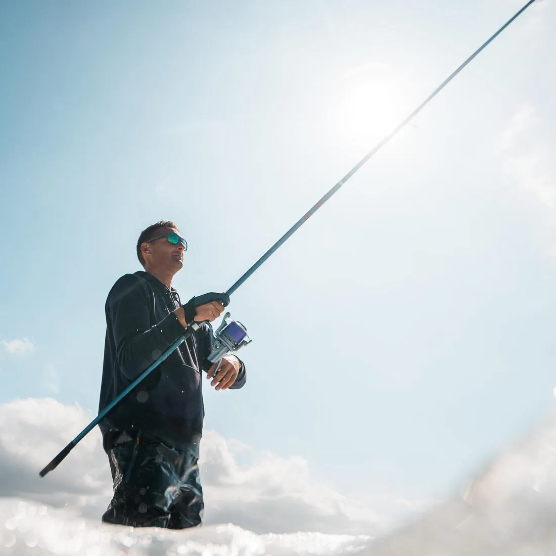 Canne surfcasting pêche en mer SYMBIOS 500 450 100-200 Gr