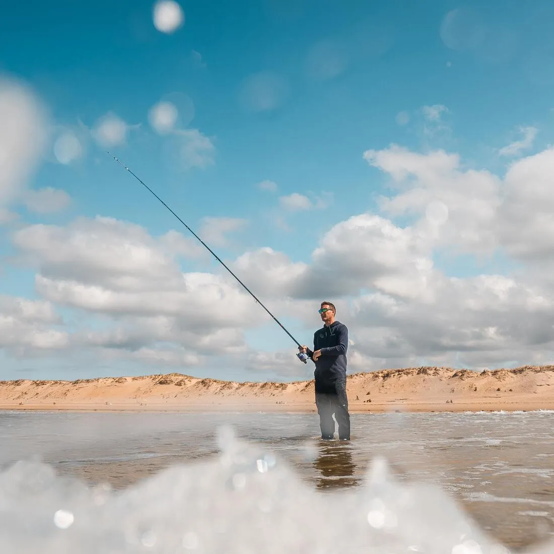 Canne surfcasting pêche en mer SYMBIOS 500 500 100-200 Gr