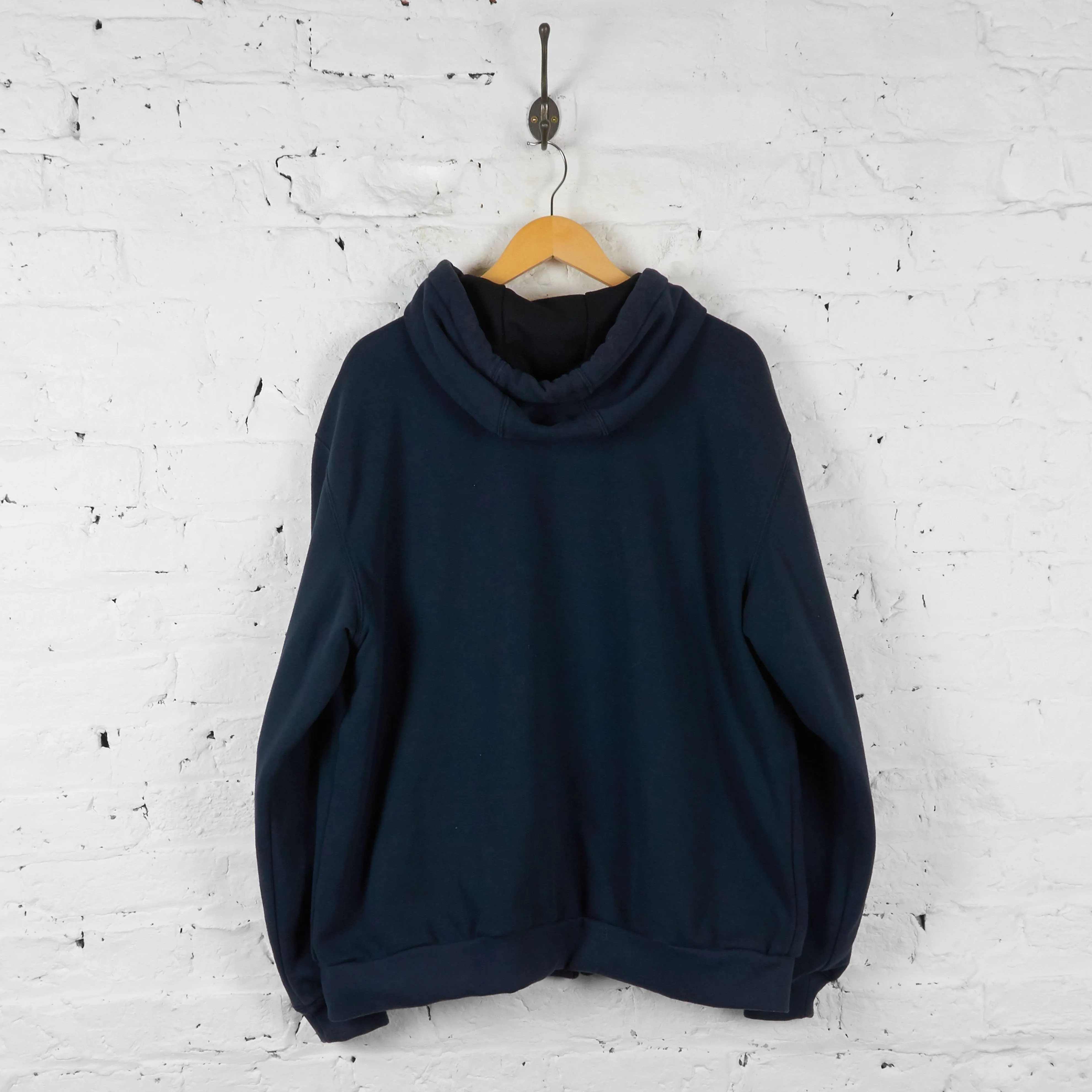Carhartt Full Zip Thick Hoodie - Blue - L