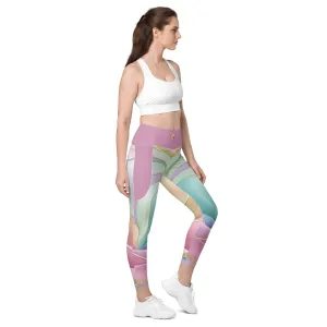 Chaitanya Abara Golden Spring Bliss Leggings with Pockets