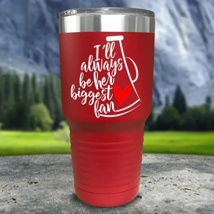 Cheer Always Biggest Fan Color Printed Tumblers